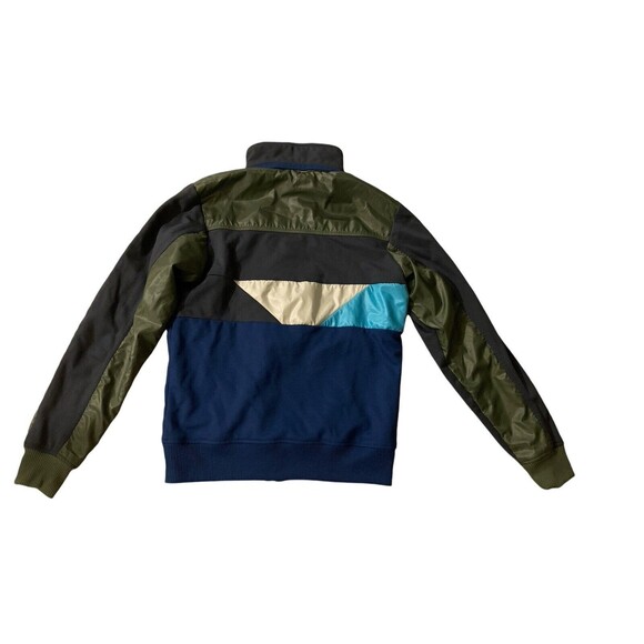 Vintage Adidas Zip Up Jacket Multicolor Large Sleeve‎ Size M - Picture 2 of 10